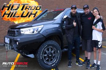 TOYOTA HILUX 4WD GD10 MATTE ANTHRACITE MILLED WITH BLACK LIP